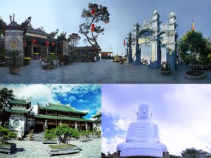 Cảnh quan 3 ngôi chùa Linh Ứng Đà Nẵng