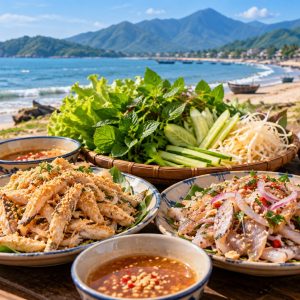 Gỏi cá Nam Ô Đà Nẵng: cách ăn và lịch trình