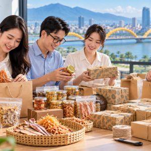 Quà Đà Nẵng cho đồng nghiệp: Chọn gọn, dễ chia