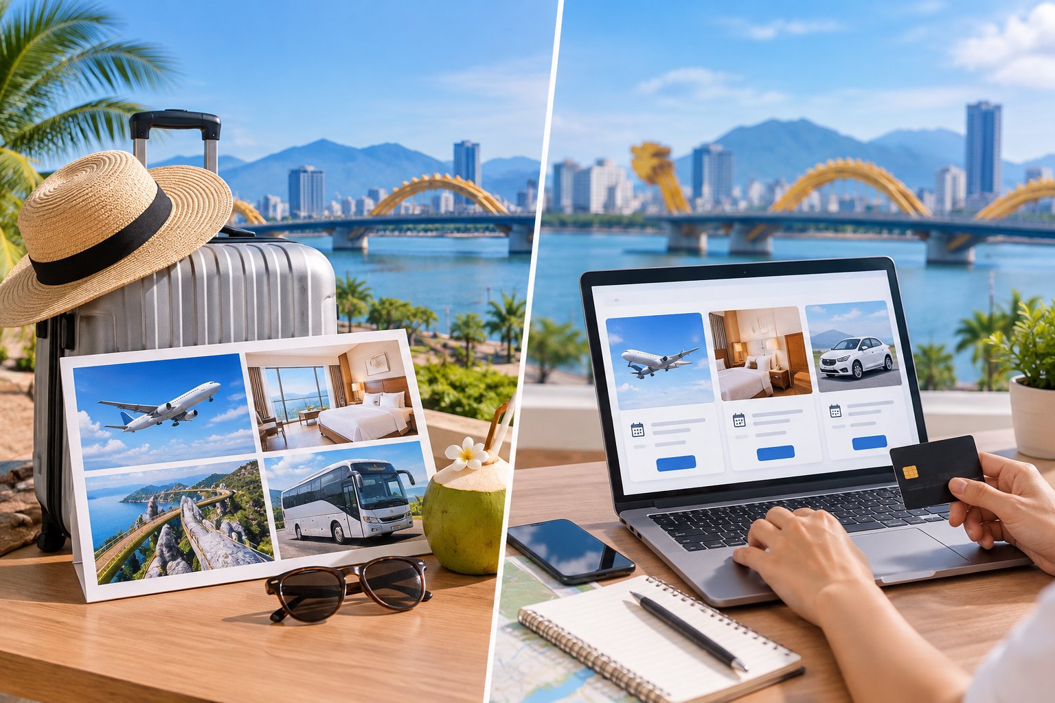 Ảnh minh hoạ: Đi Đà Nẵng nên đặt combo hay tự túc?