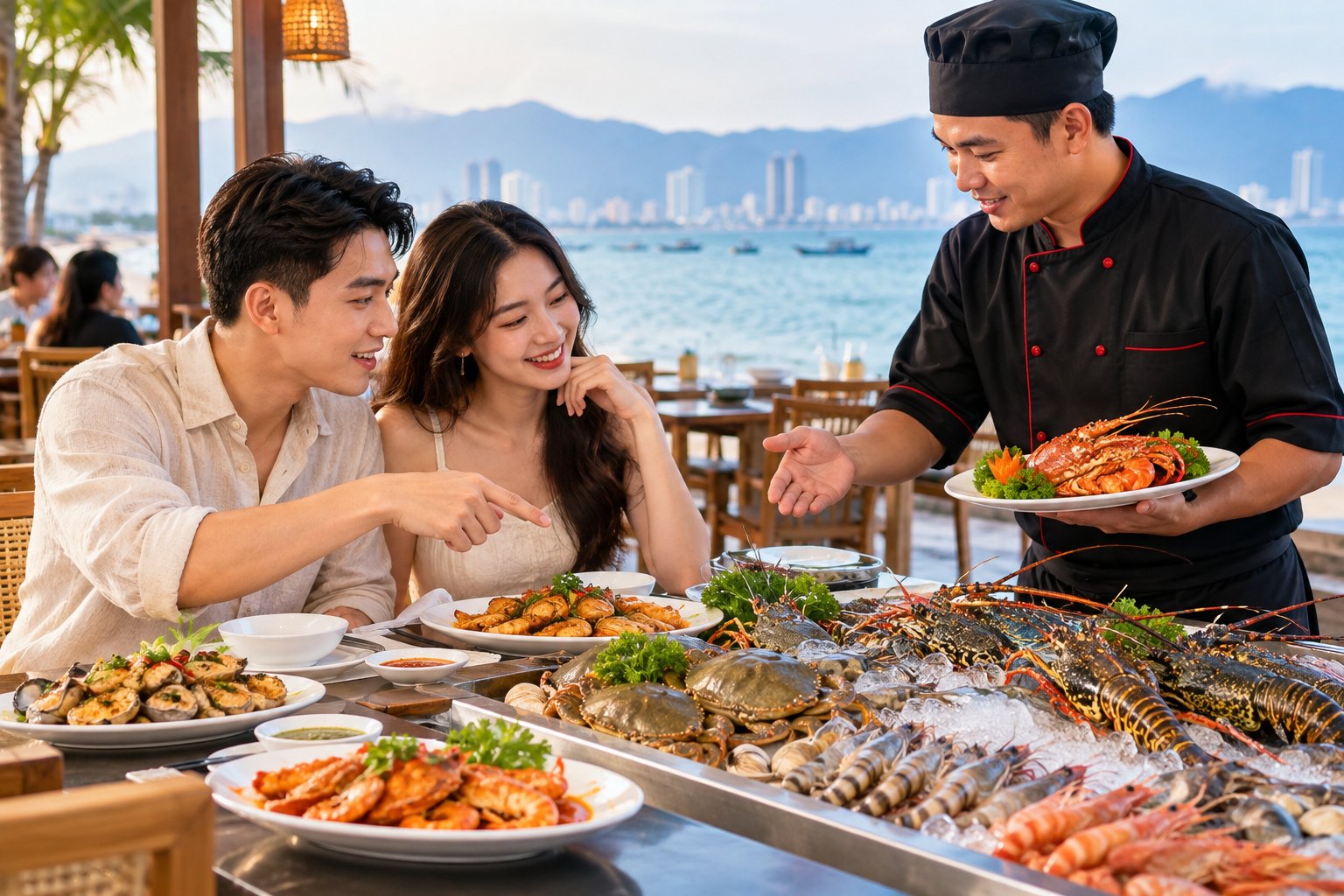 Ảnh minh hoạ: Kinh nghiệm ăn hải sản Đà Nẵng: gọi món rõ giá