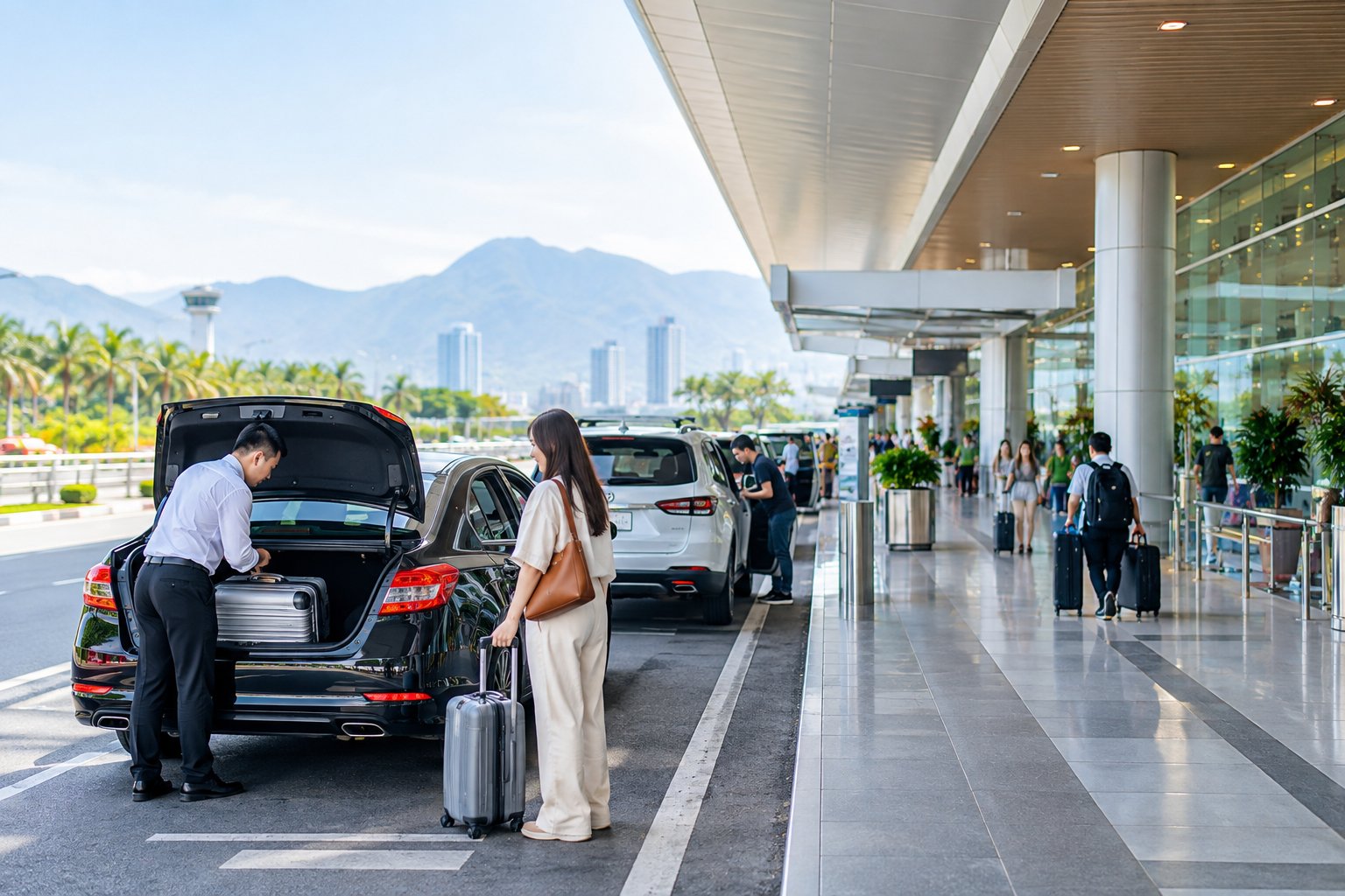 Ảnh minh hoạ: Từ sân bay Đà Nẵng về trung tâm: Chọn xe nào?