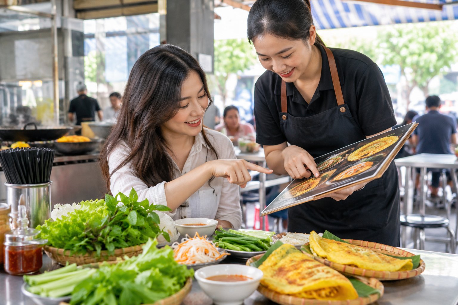 Ảnh minh hoạ: Bánh xèo Đà Nẵng: cách ăn và kinh nghiệm chọn quán