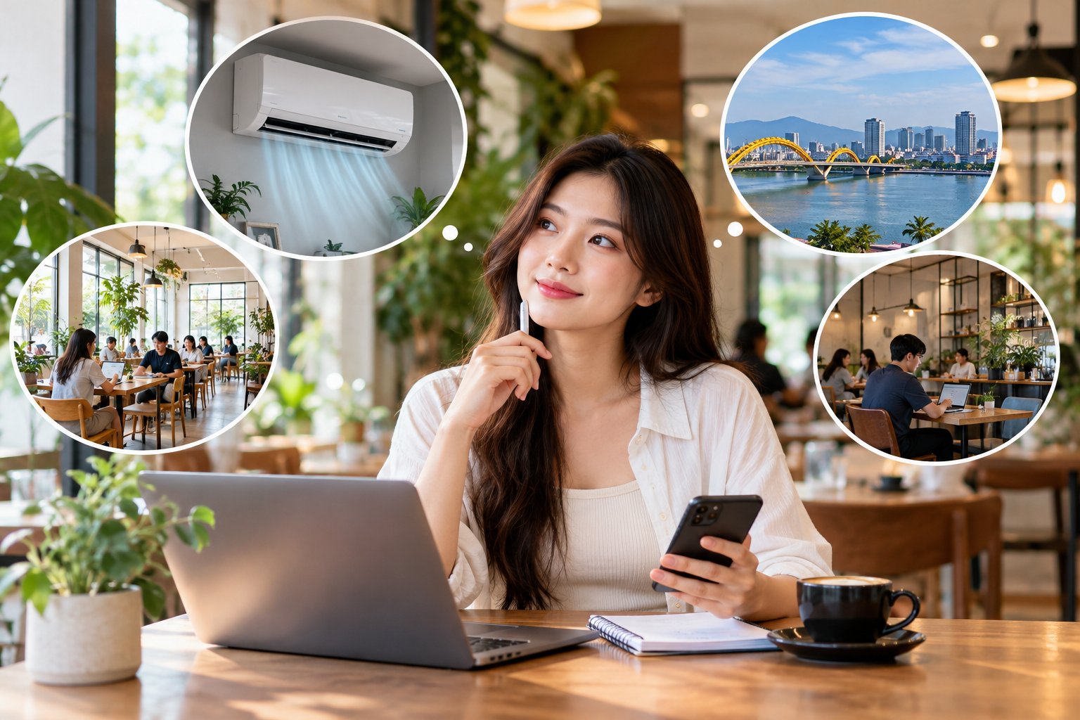 Ảnh minh hoạ: Quán cafe có điều hòa ở Đà Nẵng: Cách chọn chuẩn